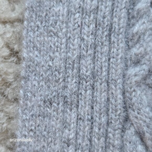 L.L. Bean Cashmere Mini-Cable Knit Scarf - Picture 5 of 8